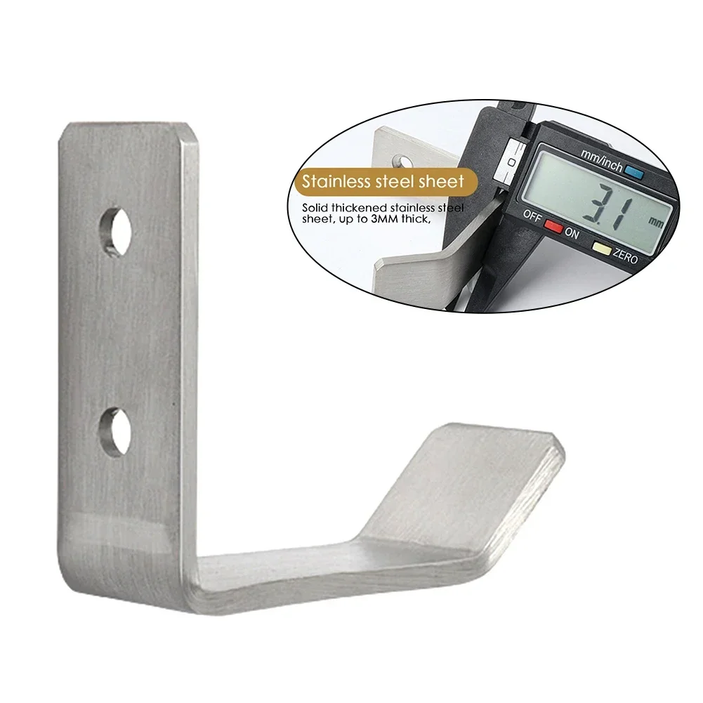 Держатель для мотоциклетного шлема из нержавеющей стали, настенная вешалка, домашний крючок для багажа, многофункциональная настенная стойка для кухонной двери шкафа