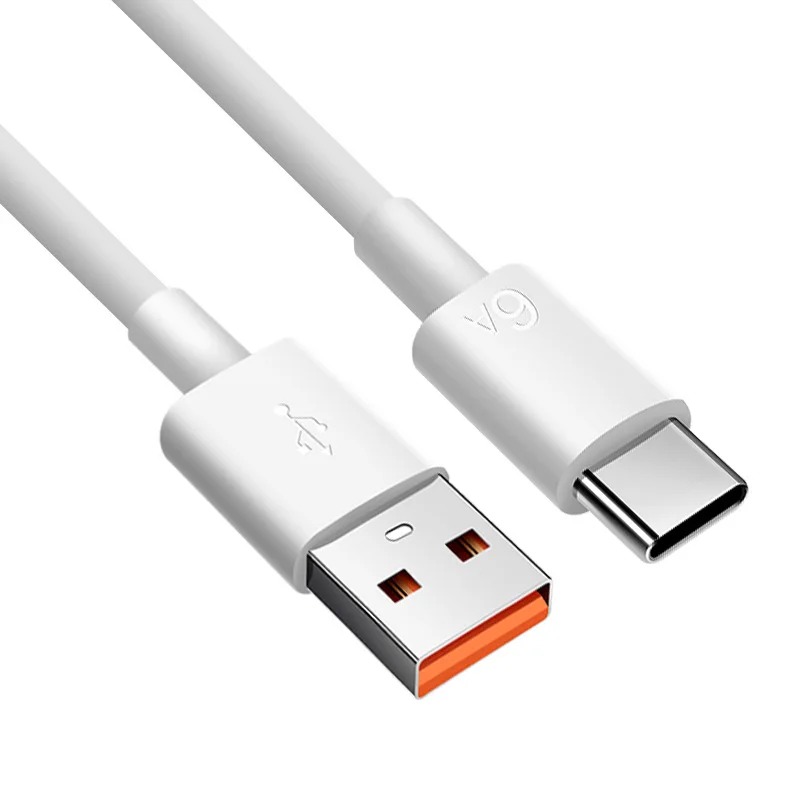 Супербыстрый зарядный кабель USB Type-C 6A для Huawei Honor Xiaomi Redmi OPPO VIVO realme iQOO, быстрое зарядное устройство для телефонов Android, кабель 2 м