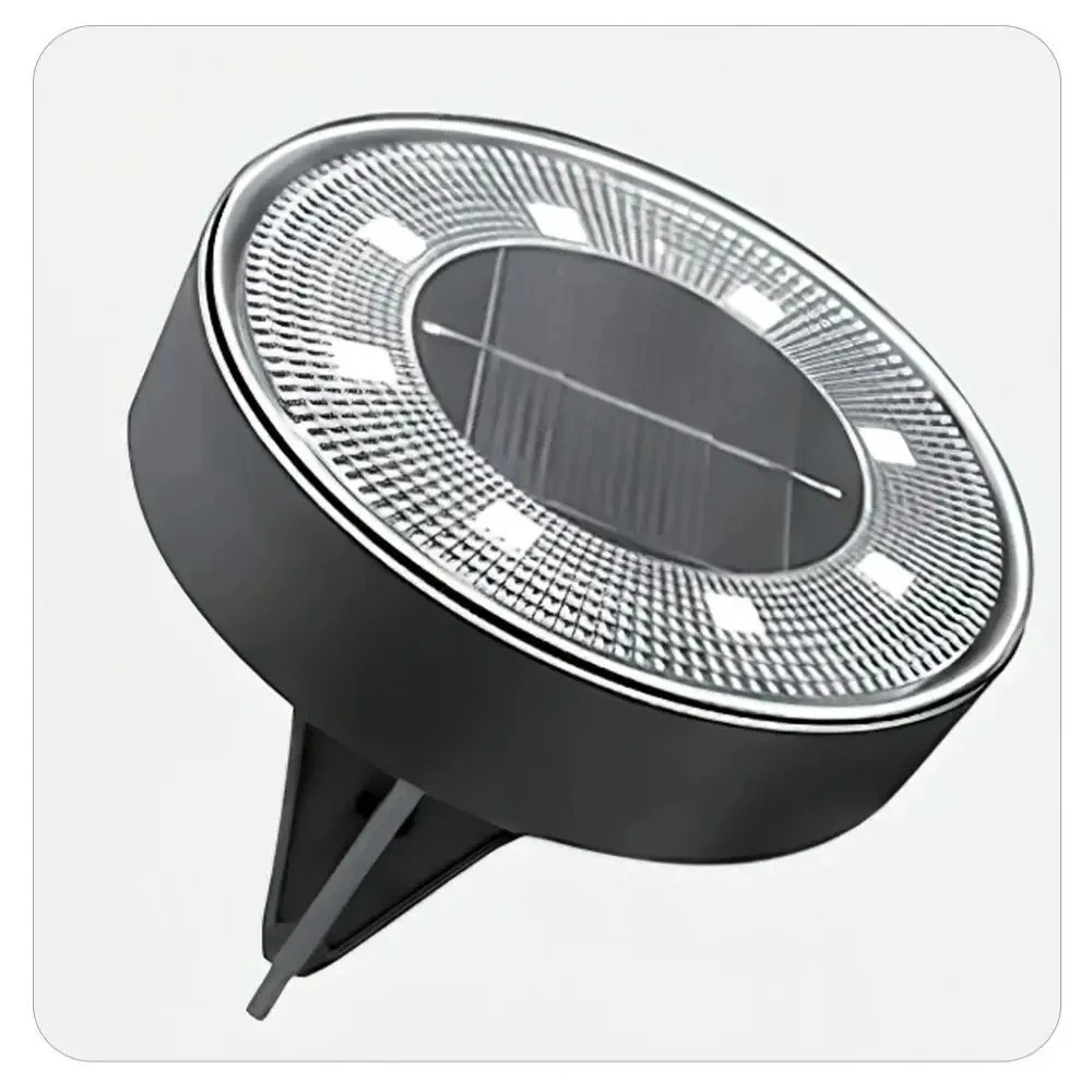 2/4/8 szt. Solarne Lampy Gruntowe Super Jasne Ciepłe/Białe Światło Lampa Trawnikowa Energooszczędne Trwałe Lampy Ścieżkowe Tarasowe Ogrodowe