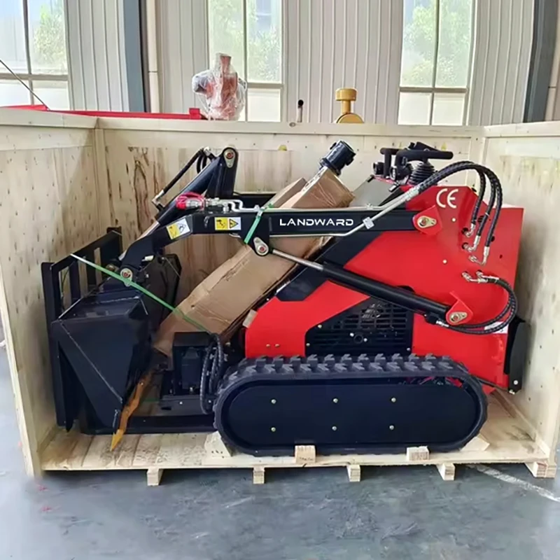 Chinese Mini Loader Manufacturer CE EPA Mini Skid Steer Loader 4WD Multifunctional Mini Wheel Loader Factory Customization Sale