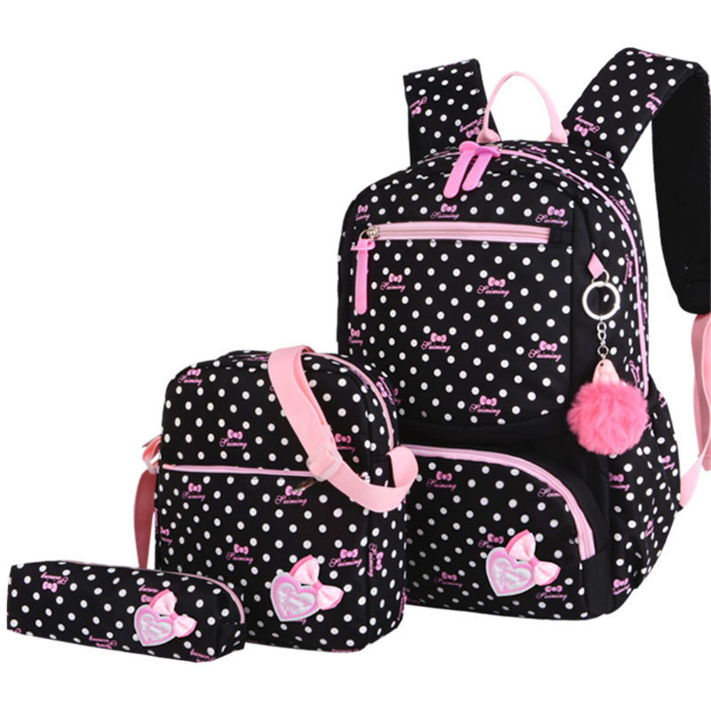 Drops hipping 3 teile/satz Druck Schult asche Mode Kinder schönen Rucksack für Kinder Mädchen Schult asche Student Mochila