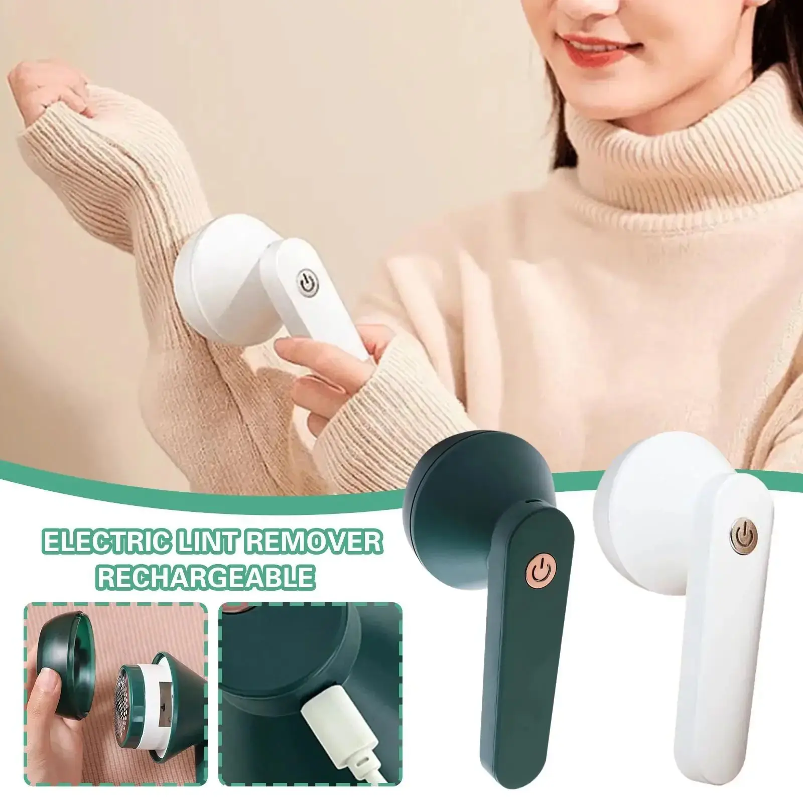 ไฟฟ้า Lint Remover ชาร์จสําหรับเสื้อผ้า Fuzz Remover เครื่องโกนหนวดเสื้อผม Trimmer ตุ๊กตาเสื้อผ้ามีดโกน Remover