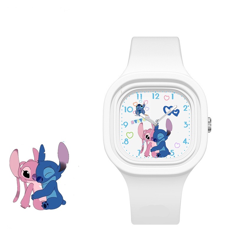 Disney kinderen kijken kawaii anime Lilo Stitch kinderen horloges sport siliconen horloge cartoon Mickey Minnie horloge kinderen geschenken