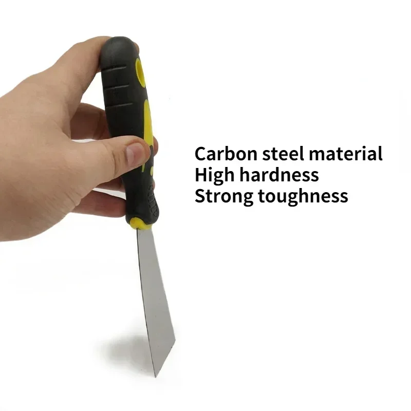 สแตนเลส Putty Knife บรรจุไม้พายวอลล์เปเปอร์ Stripper ไม้ Handle สีเครื่องมือพลาสเตอร์พลั่วเครื่องมือก่อสร้าง