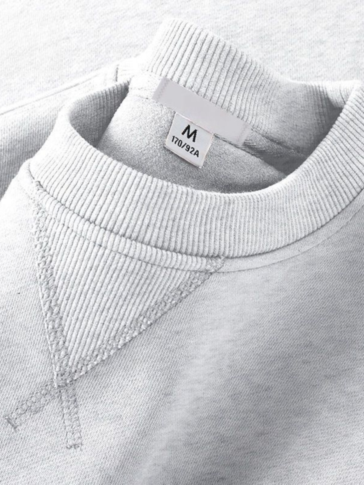 Unisex round Neck Sweatshirt Pure Color American Sle Spring Autumn Casual Jacket Loose Fit Cotton Polyester Easy Care