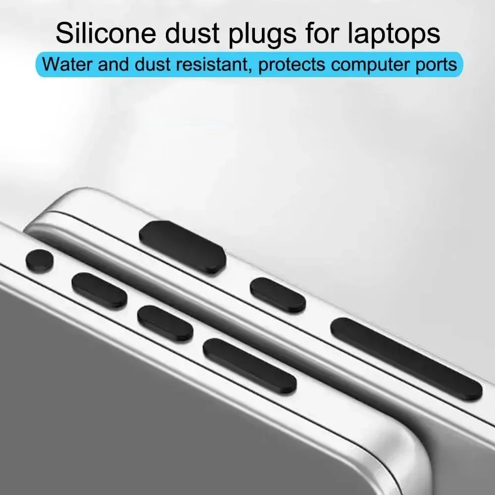アンチダストプラグポートカバー 2023-2016MacBook Air 15 13 M2 M1 A2941 A2681 A2179 MacBook Pro 14 A2779 A2289 M3 M4 Pro 13/15/16用