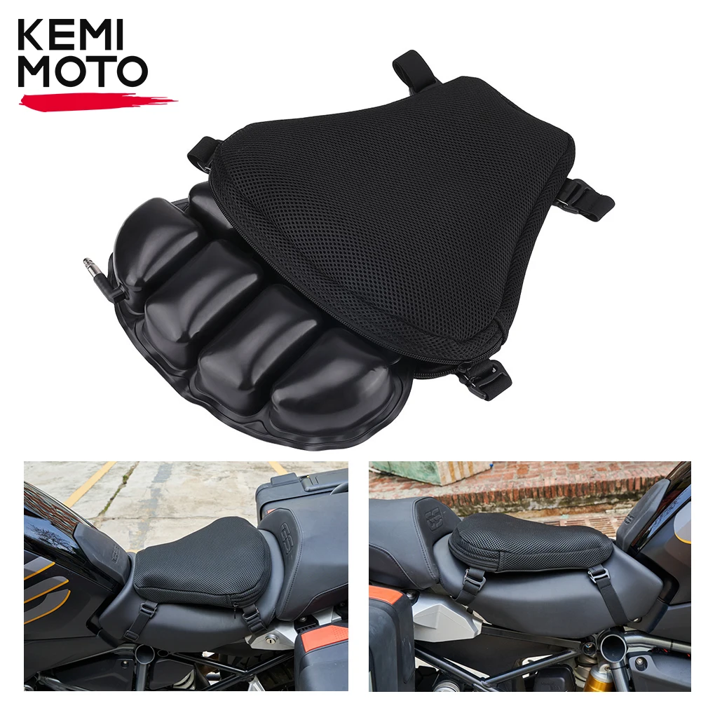 KEMiMOTO Cho Xe BMW F800 GS R1200 GS Air Đệm Ghế Xe Máy Cho F650 F700 GS ADV Cho MT 07 MT 09 Cho TENERE 700