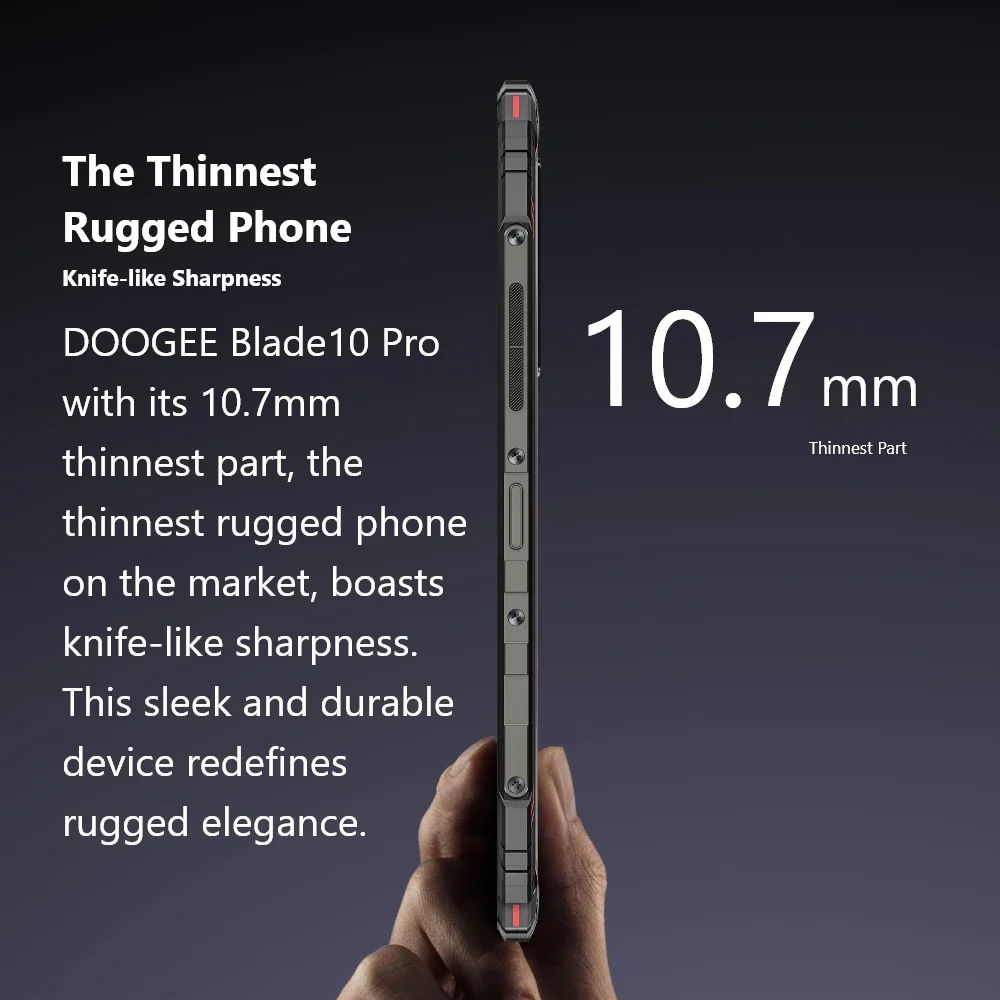 DOOGEE Blade 10 Pro(2024) mobile phone rugged Android 14 16GB + 256GB(2TB) mobile phone unbreakable 6.56 ''HD + Display 5150mAh