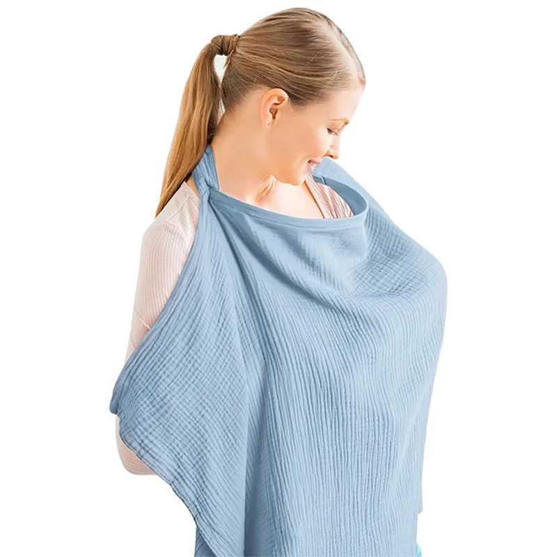 Lactation Cover Gauze Cloth Lactation Cover Out To Prevent Exposure FIG Leaf Nursing Shawl Lactation Cover Multi-functional