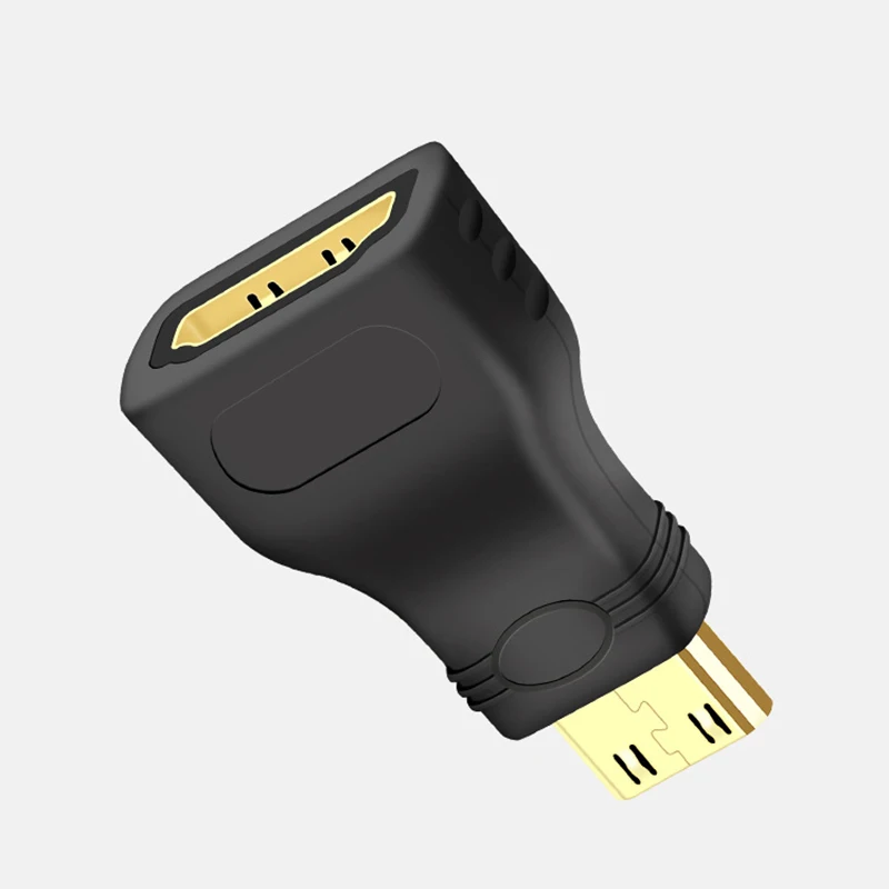 Adaptador de extensión HD Mini macho, convertidor compatible con HDMI estándar, hembra a macho, F-M