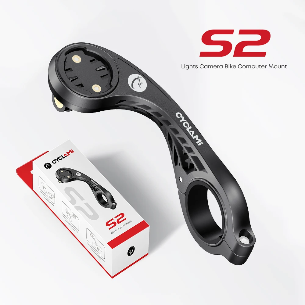 Cyclami s2 fahrrad computer halterung bergstraße fahrrad gps scheinwerfer halter halterung für garmin xoss igp sport magene coospo Vorderlichthalter