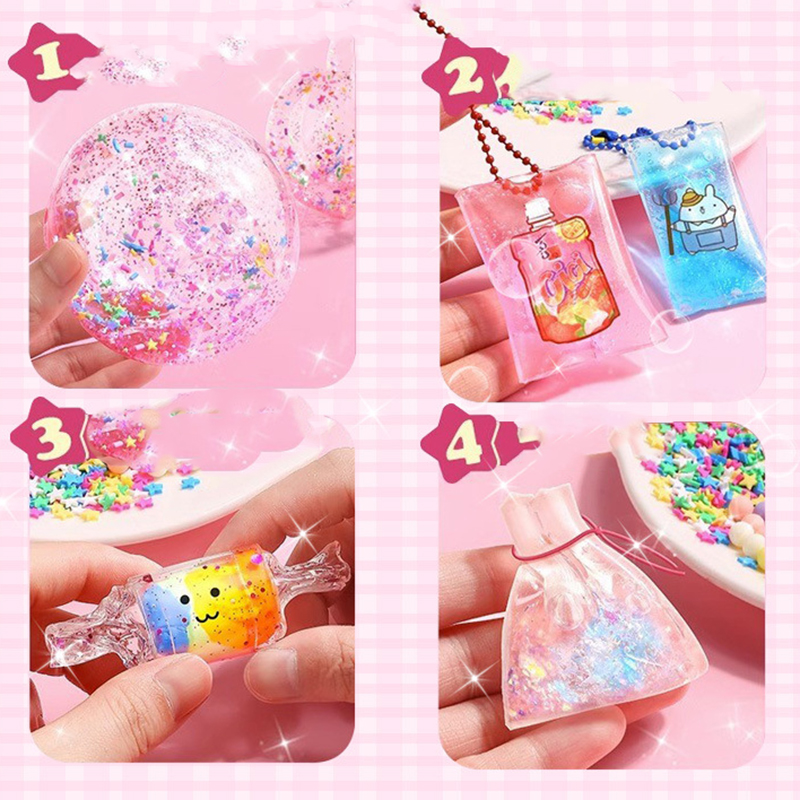 Pet nano cola diy bolha de sopro nano fita nano cola dupla face nano fita pegajosa bola fita diy artesanato fita brinquedos crianças