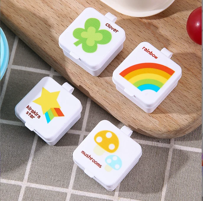 Mini Gia Vị Bóp Chai Hộp Trộn Salad Sốt Cà Chua Bóp Bình Đựng Nhựa Di Động Hộp Cơm Trưa