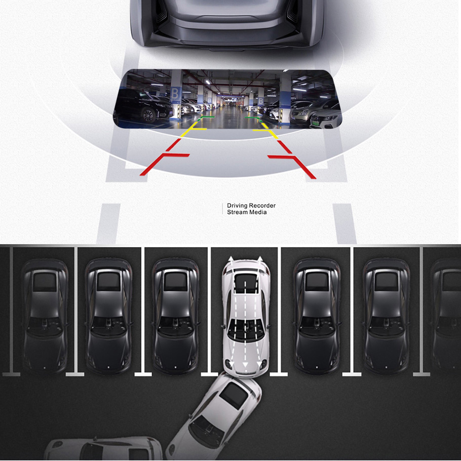 Car Rear View Camera 4 Pin 1080P HD Reverse Night Vision Video Camera Wide Angle 170 Degree Parking Camera For Car Accessories
