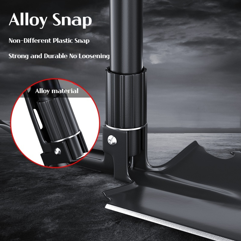 Pala de jardín multifuncional para acampar, adecuada para acampar/pesca/suerviencia salvaje, etc. Pala. Picareta y azada tres en uno