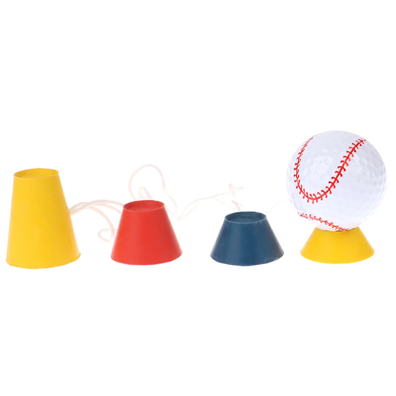 1Set Golf 4-In-1Tees Altreggi Diversi Gomma Inverno Golf Tees Driver Home Range Ball Training Pratica Sport all'aria aperta Golf Tee