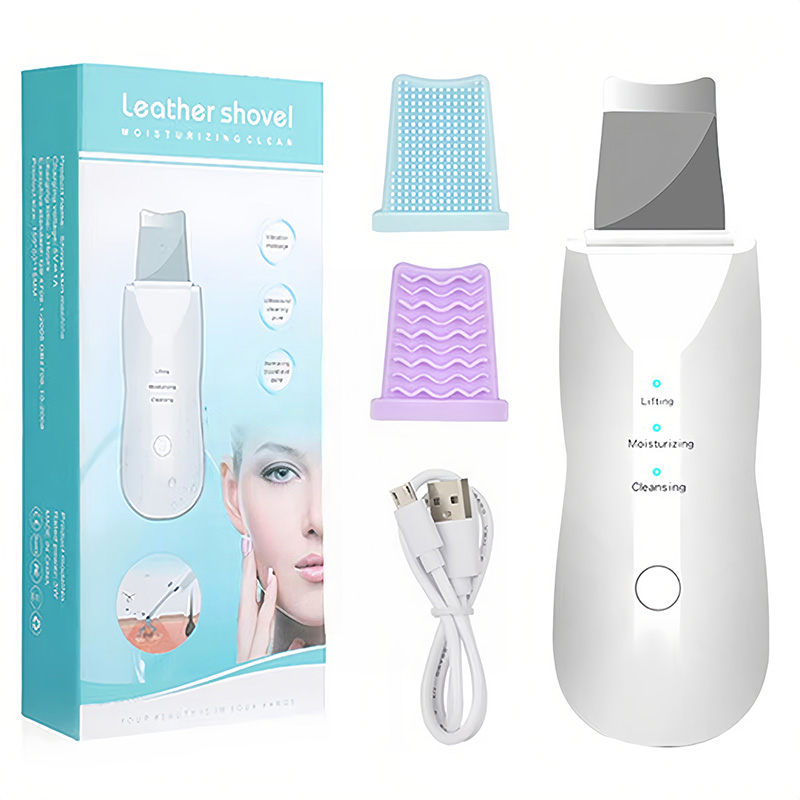 Depurador ultrasónico de piel, limpiador Facial de vibración profunda, pala, depurador Facial, pelado, eliminador de cabeza negra, masajeador Facial