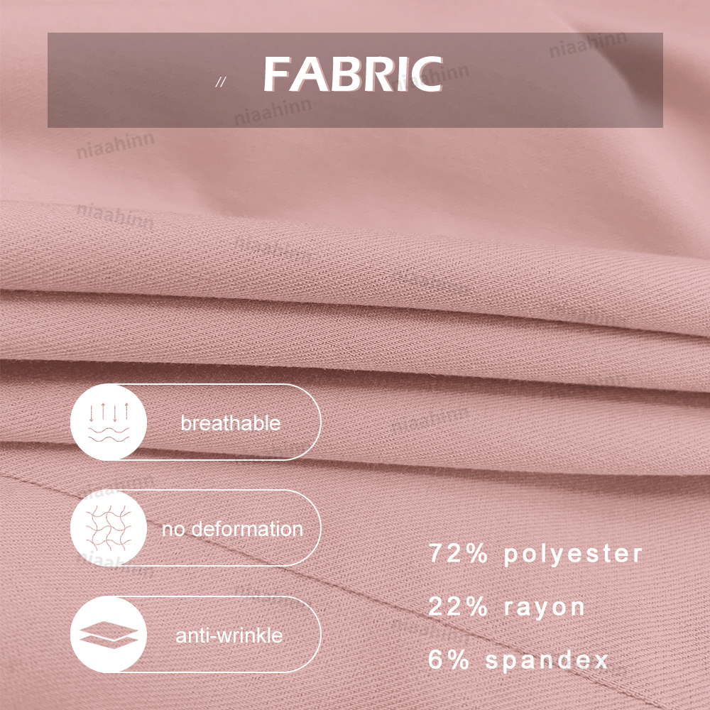 Niaahinn 스크럽 병원 유니폼 의료 탑 바지 간호사 유니폼 하이 패션 유니폼 간호 스크럽 세트 뜨거운 판매 수술 가운