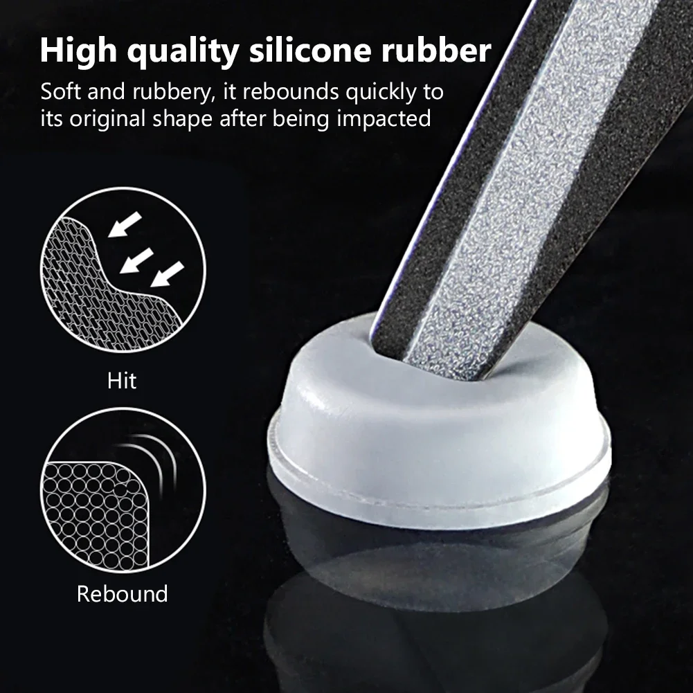 100Pcs Self Adhesive Door Stopper Rubber Damper Buffer Cabinet Bumpers Silicone Furniture Pads Cushion Protective Pads