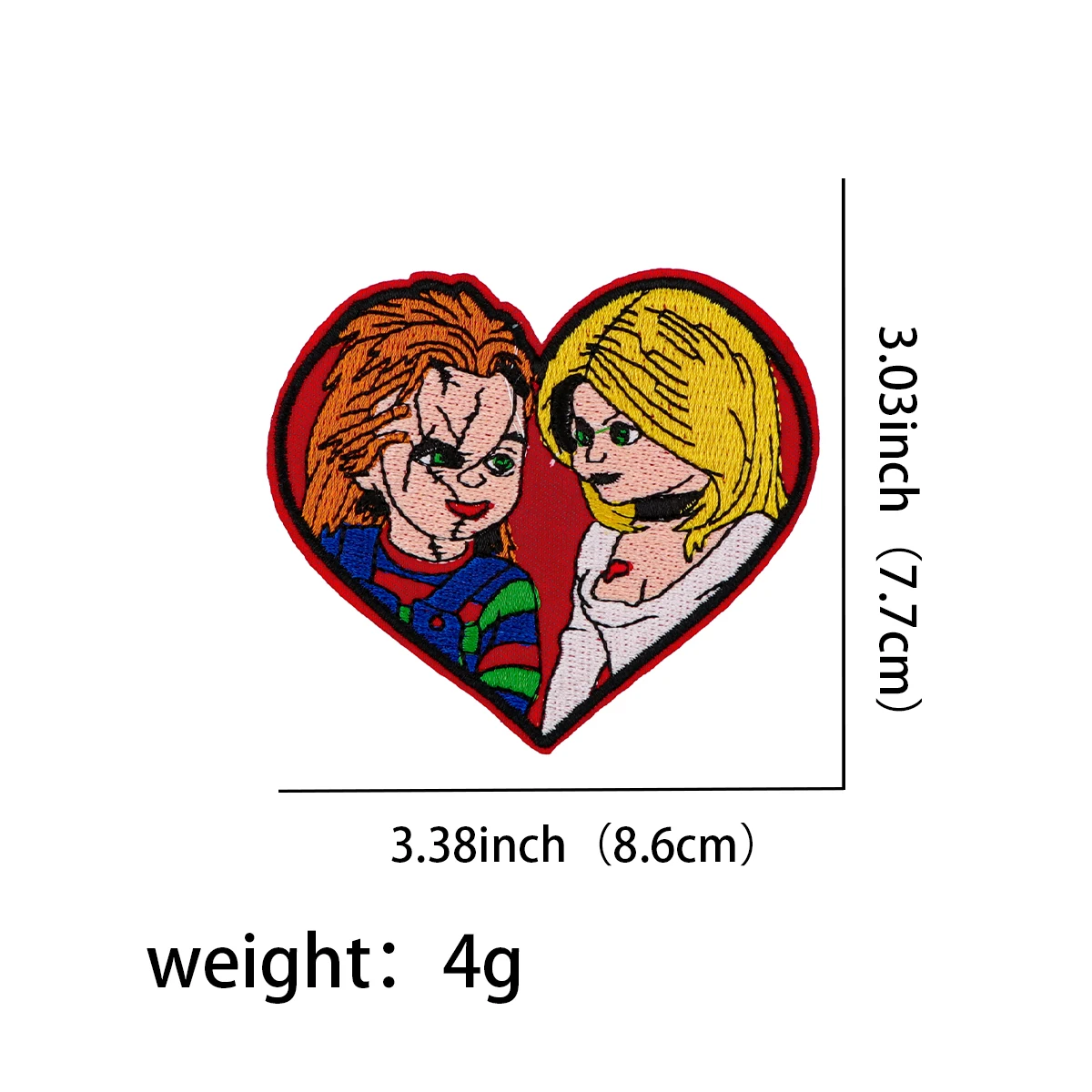 ฮาโลวีนสยองขวัญสไตล์ปักผู้ชายผู้หญิง Badge DIY Patch Applique เย็บเครื่องมือเสื้อผ้าเหล็กบนแพทช์สติกเกอร์อุปกรณ์เสริม