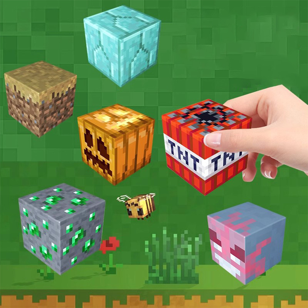 100 Stück DIY Magnetblöcke Mini World Magnetblock Magnetblöcke Puzzle Mine Diamant Bausteine