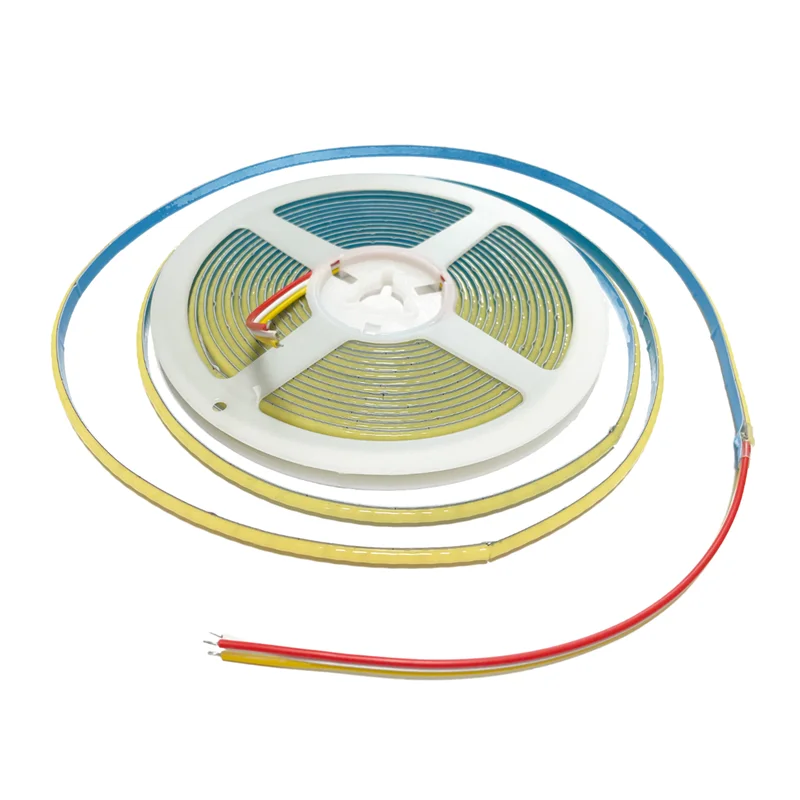 12V 24V DC CCT COB LED Strip Light 2700K-6500K RA90 Dimmable Flexible Dual Color Changing LED Tape Linear Ribbon 5mm 8mm 10mm