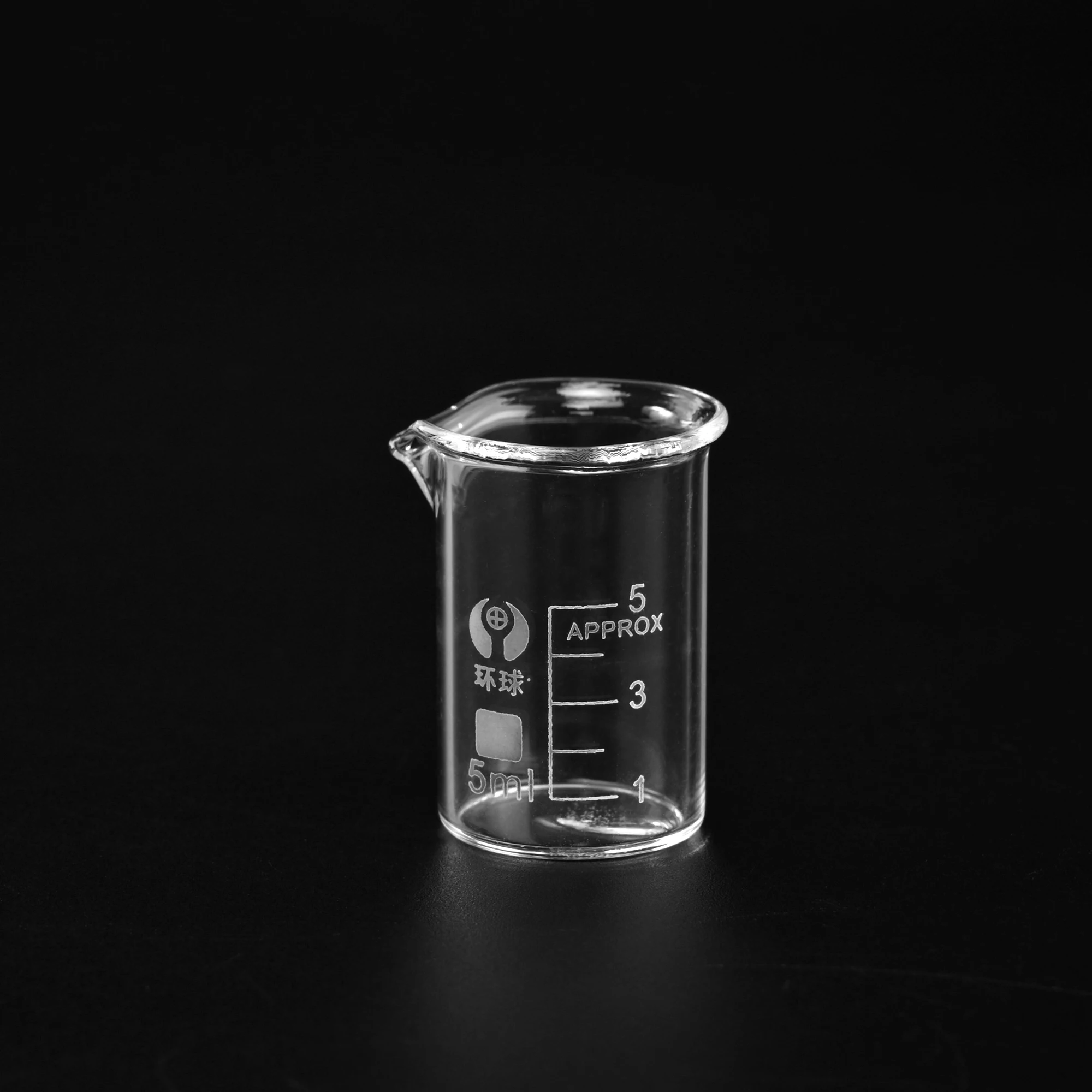 5/10/50/100ml Laboratorio di Chimica Laboratorio Tazza di Misurazione di Vetro Resistente Al Calore Lab Borosilicato Vetreria Per La Ricerca Scientifica