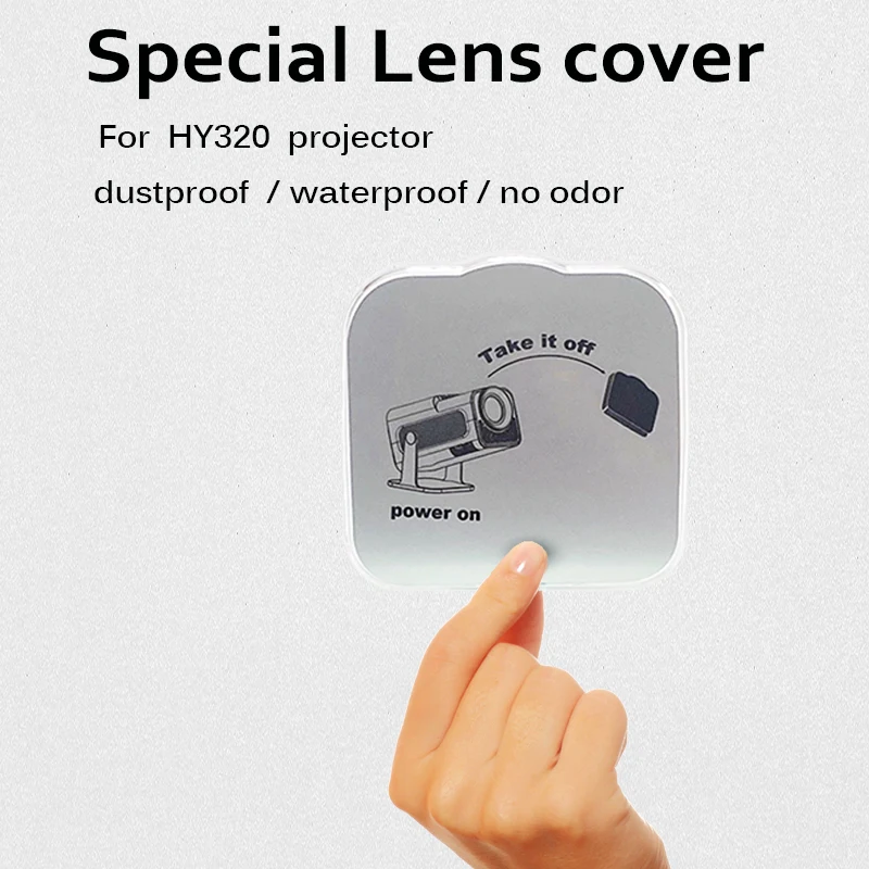 DITONG osłona obiektywu projektora unikaj pyłu osłona obiektywu dla Magcubic HY320 Protector dla projektora Transpeed HY320