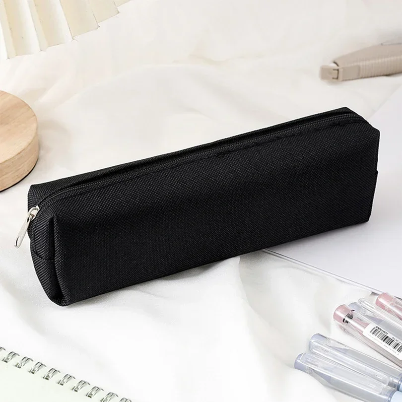 Federmäppchen Schwarz Schulbedarf Federmäppchen Trousse Einfarbiges Federmäppchen Schreibwaren Federmäppchen