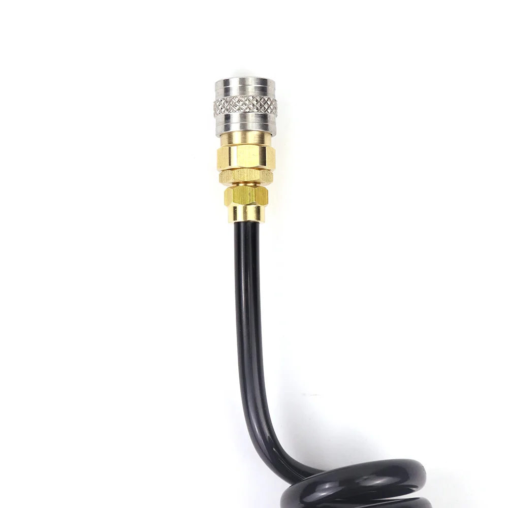 New HPA SLP Flex Air Hose Remote Line Whip Hose , Foster Quick Disconnect Coupler , Airsoft Low Pressure Max 150PSI