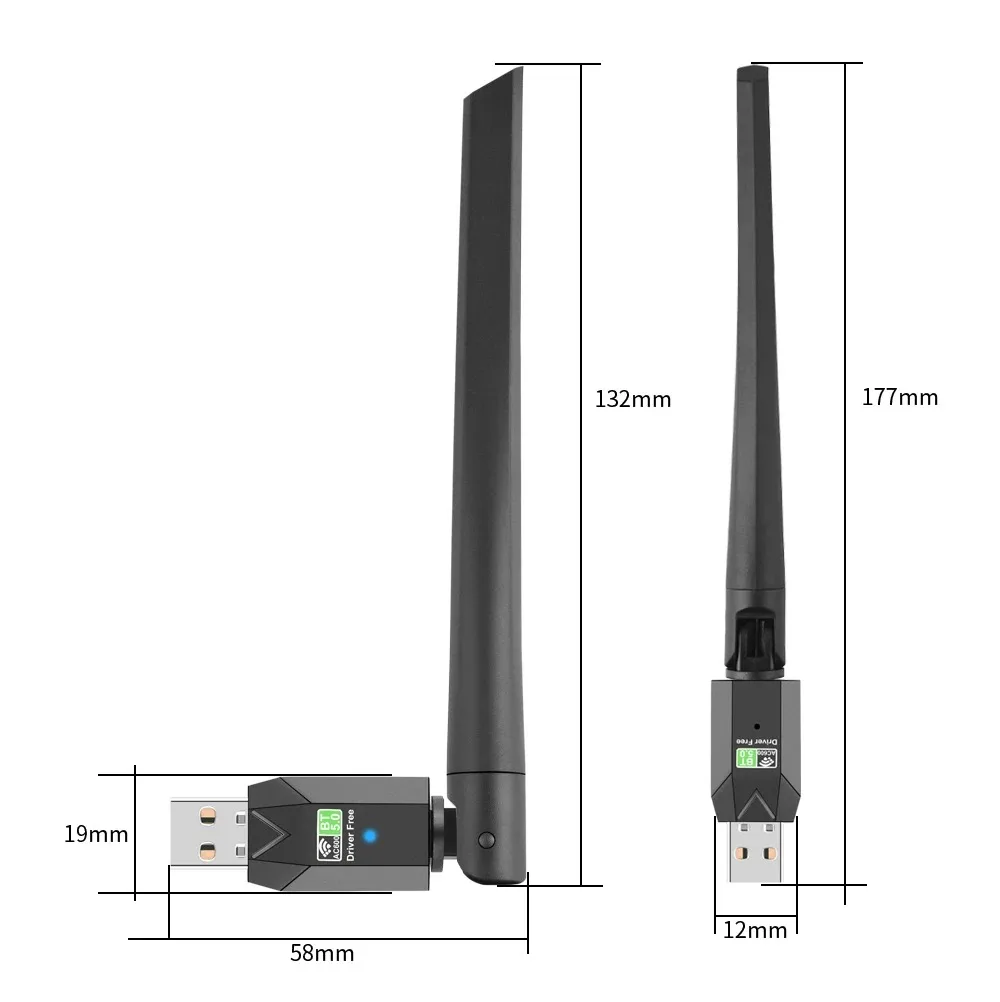 AX900 USB WiFi 6 Bluetooth 5.3 Адаптер 2 в 1 Dongle Двухдиапазонный 2,4G и 5 ГГц USB WiFi Сеть Беспроводной Wlan Приемник БЕСПЛАТНО