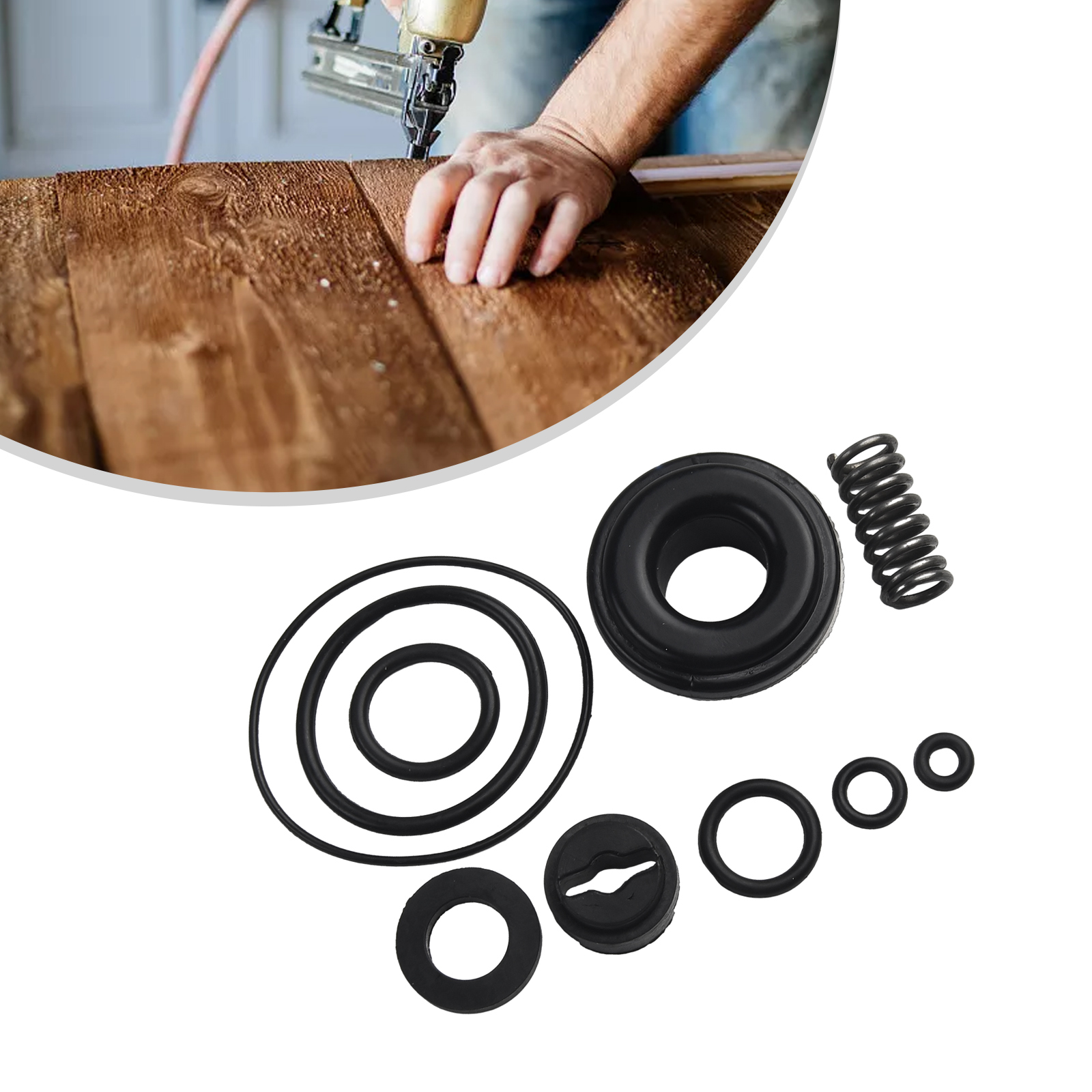 Kit de reparación de accesorios para clavadora neumática, accesorios de sellado para clavadora neumática de alta calidad T50 T64 F30 P625 1013