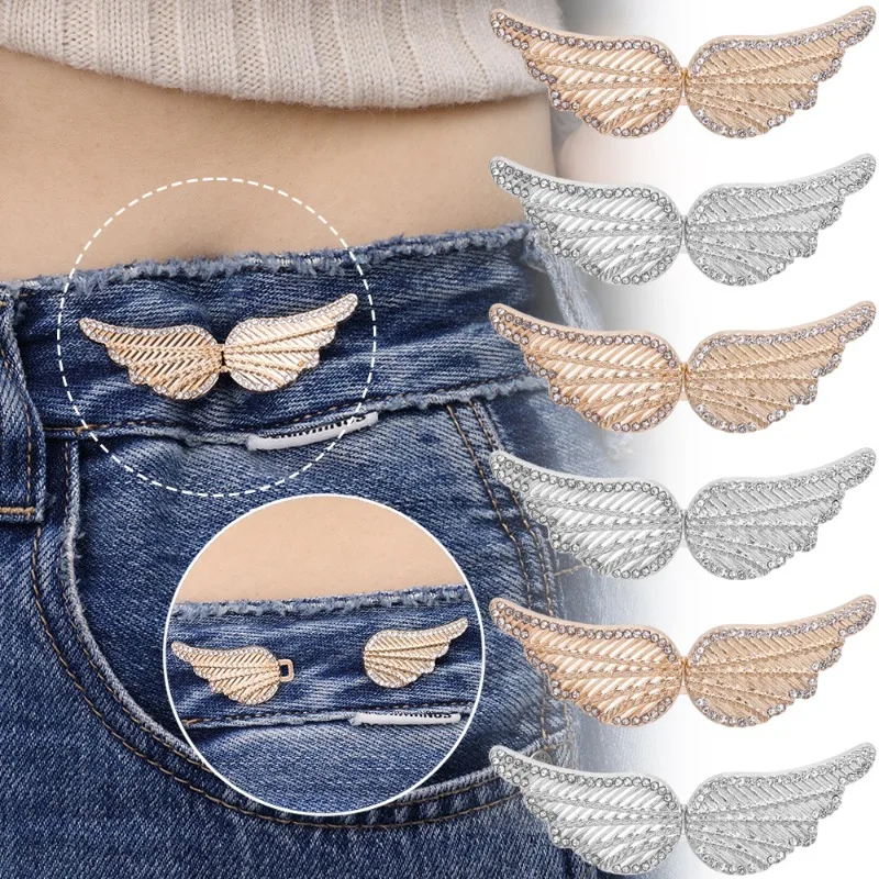 Draagbare engelenvleugels Naadloze tailleknoppen Broek Taille Maataanpassing Gereedschap Broek Maataanpassing Aanscherping Jeans Taillegesp