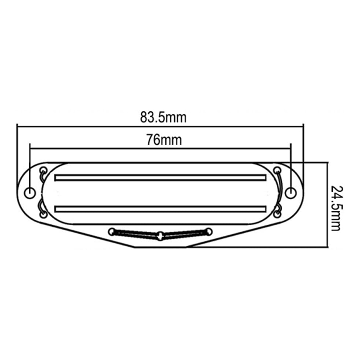 A71P Suitable for Electric Guitar Pickups, Six-String Electric Guitar Humbuckers, and Dual-Rail Blade Pickups,Green