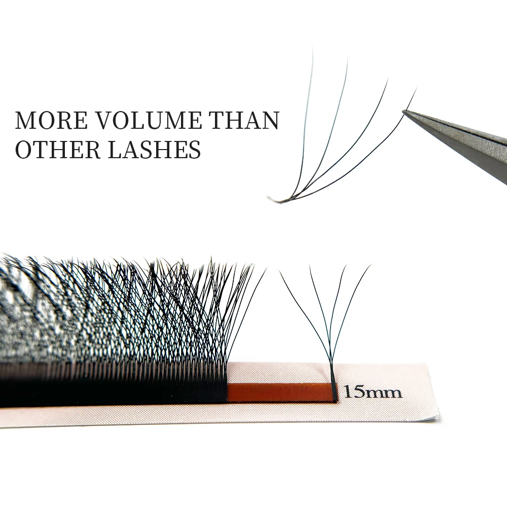 Goddess YY  W Shaped Lashes 2D 3D 4D 5D 6D 7D 8D Automatic Flowering Premade Fans Eyelashes Extensions Natural Individual Lashes