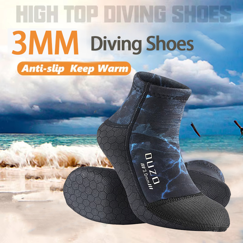 Nieuwe 3mm Unisex Duiken Neopreen Sokken Anti Slip Warm Koud-proof Wetsuit Surfen Scuba Snorkelen Watersport duiken Sokken