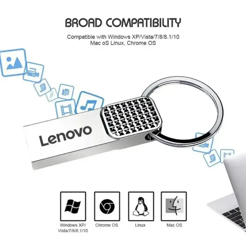 Lenovo usb 2tb 512gb usb flash drive metal usb 3.0 pen drive chave 1tb tipo c de alta velocidade pendrive 128gb mini unidade flash para o telefone