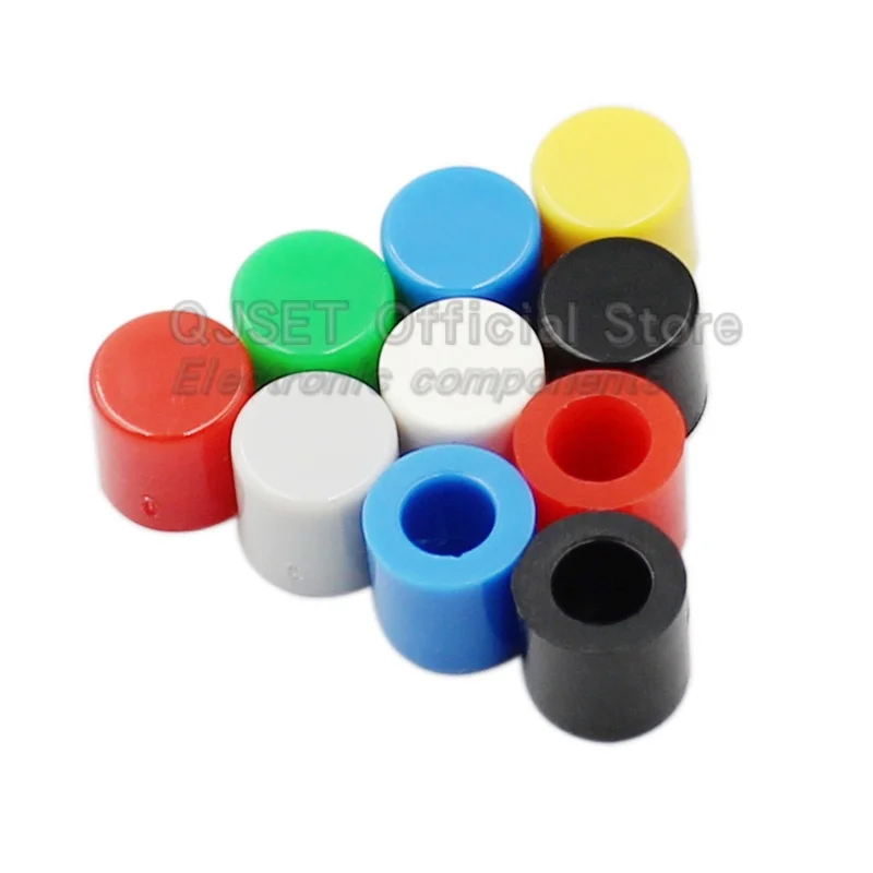 50pcs A56 Switch Button Caps for 6*6 Series Pushbutton Caps 6X6 Micro Tactile Switch Button Caps Round 6mm Hole 3.2mm Height 6MM