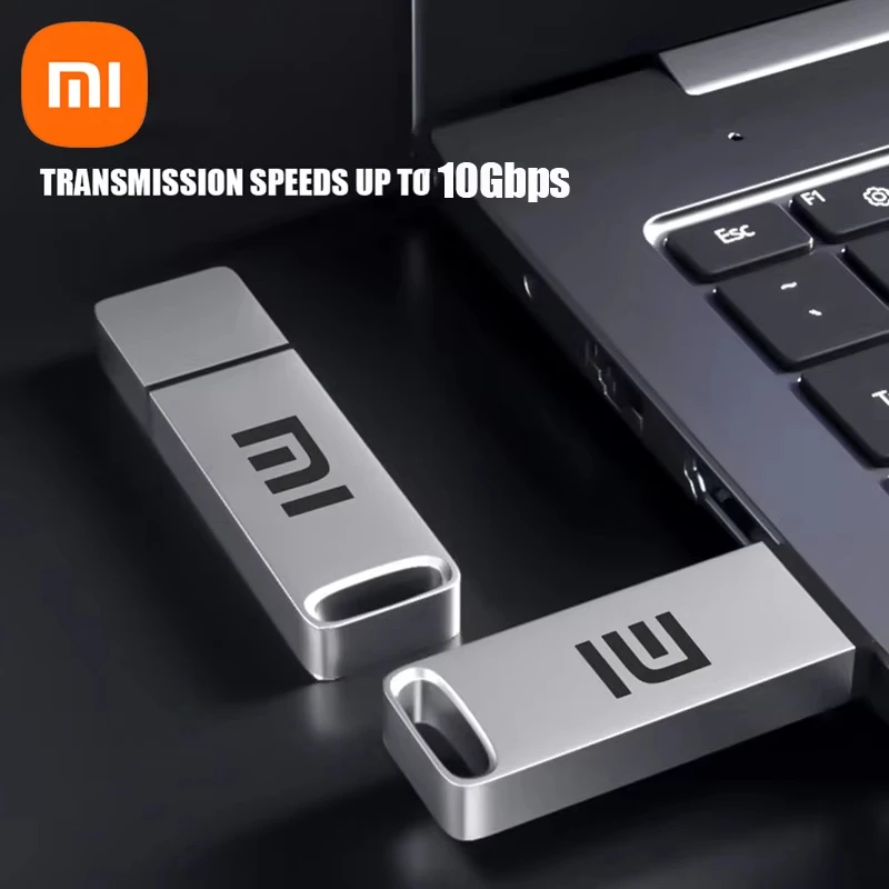 Xiaomi Original 16TB Pen Drive USB 3.2 Flash Drive High-Speed Pen Drive Type-C Metal USB Memory For Computer Storage Devices