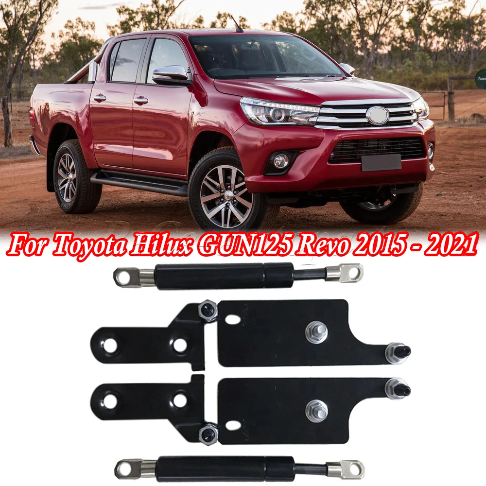 Un juego para Toyota Hilux GUN125 Revo 2015-2021 puerta trasera de coche varilla de soporte de desaceleración barra de puntal de elevación amortiguador de Gas
