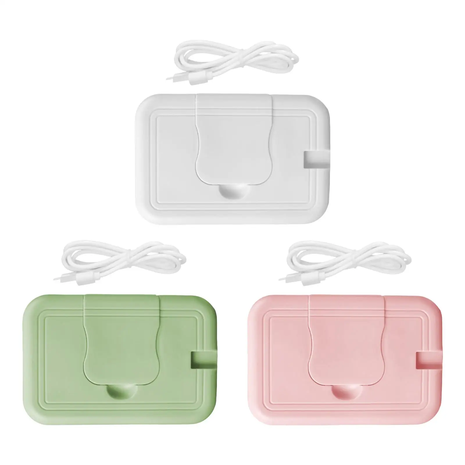 Dispensador compacto de toallitas húmedas con caja calefactora de pañuelos húmedos para viajar en el hogar
