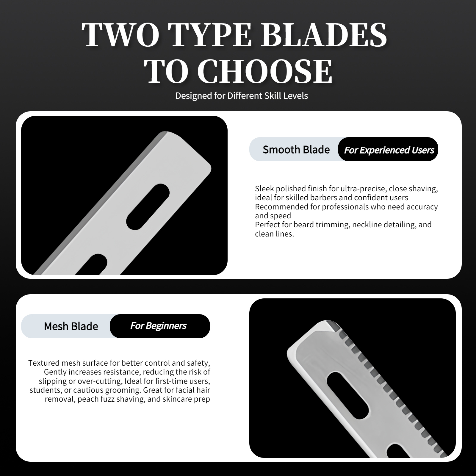 15pcs/Box Men Shaving Razor Blades Professional Barber Stainless Steel Replacement Single Side Shaver Mesh Safety Razor Knives