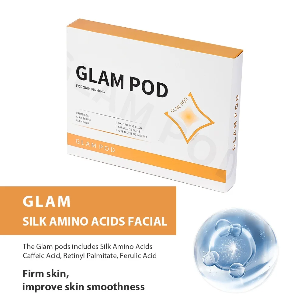 Glam Pods CO2 Pod For Bubble Skincare Facial Beauty Machine Aqua Facial Machine Face Cleaning SPA Revive kits CO2 Capsule Pods