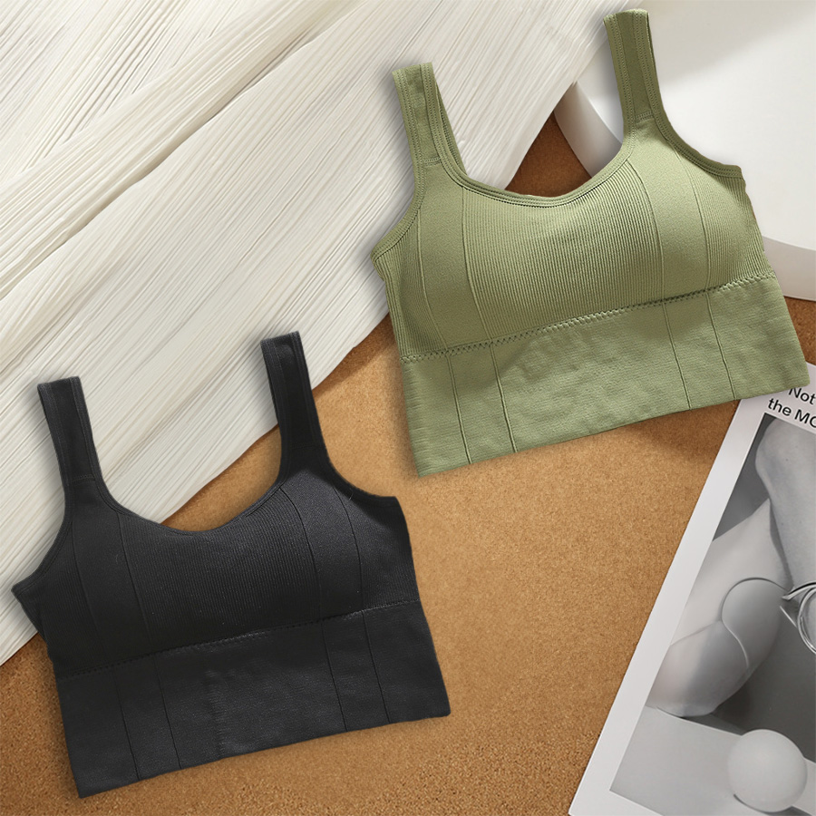 1/2/4Pcs Sport-Bh Anti-Schweiß Fitness Top Frauen Nahtlose Yoga Bh Stoßfest Crop Top push-Up Sport Bh Gym Workout Top