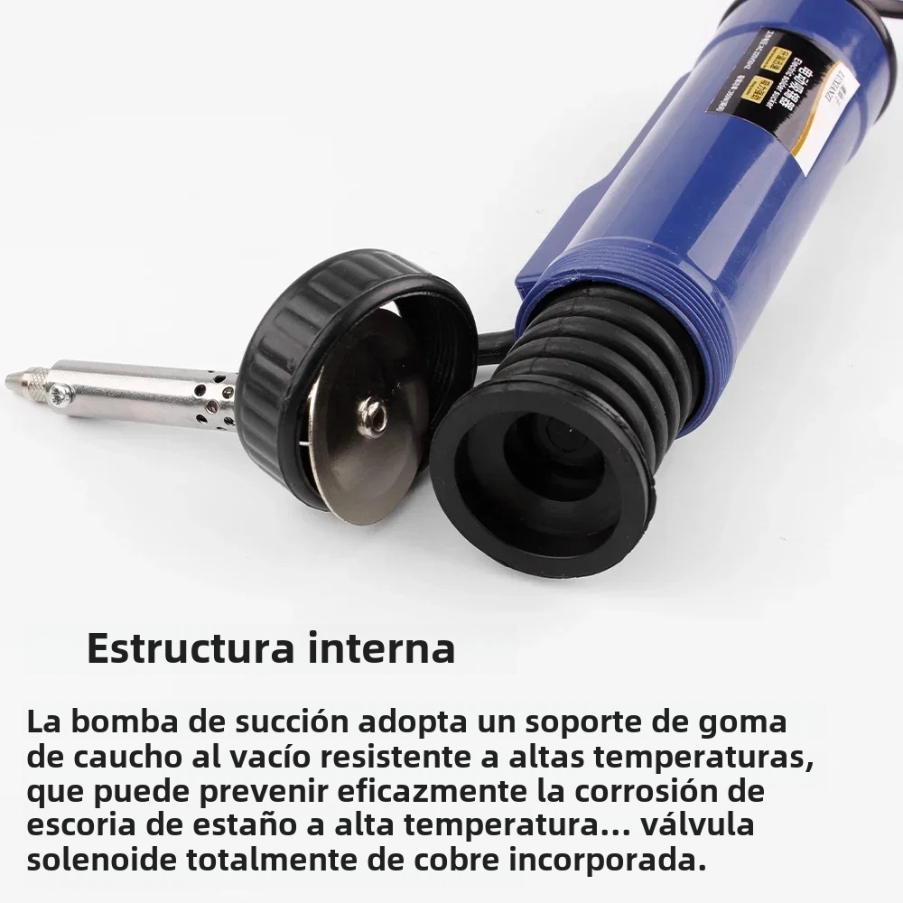 LUXIANZI 30w/40w potente bomba desoldadora eléctrica succión estaño herramienta de eliminación al vacío herramientas de soldadura manual pistola desoldadora de hierro