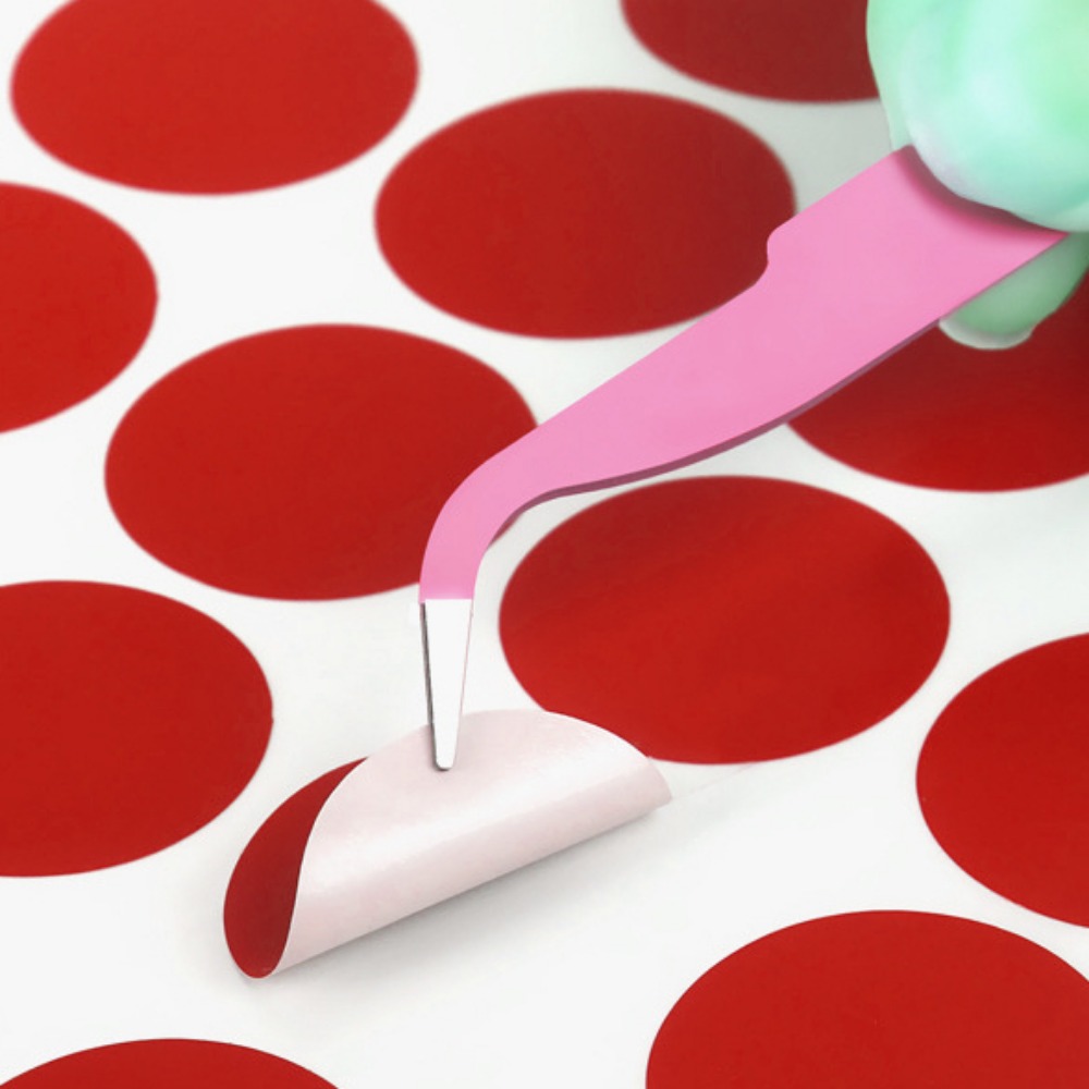 10 シートカラードットステッカーラウンドカラーコーディングラベルポルカサークルドットラベルステッカーオフィス、教室パーティーの装飾