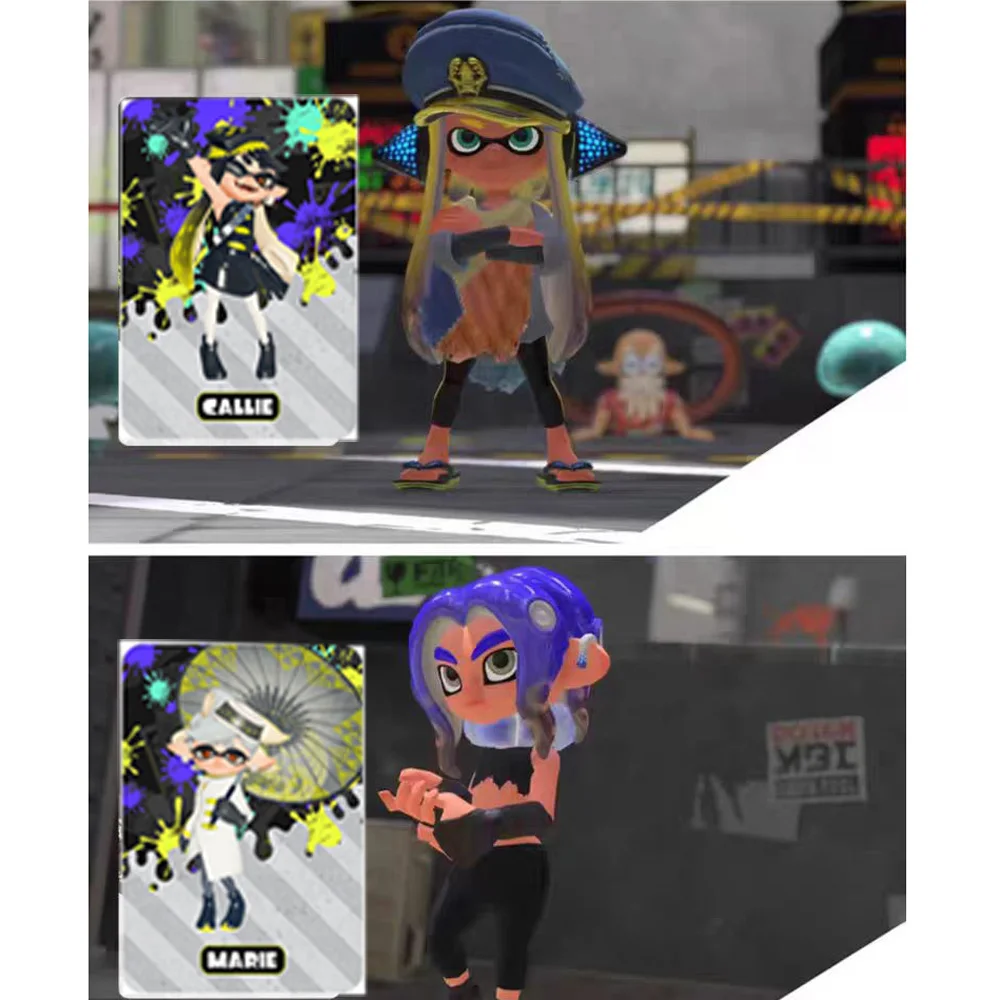 New Splatoons 3 Callie Marie Pearl Marina card Splatoons NFC rfid tag card Splatoons 1 - 3 Linkage ns switch