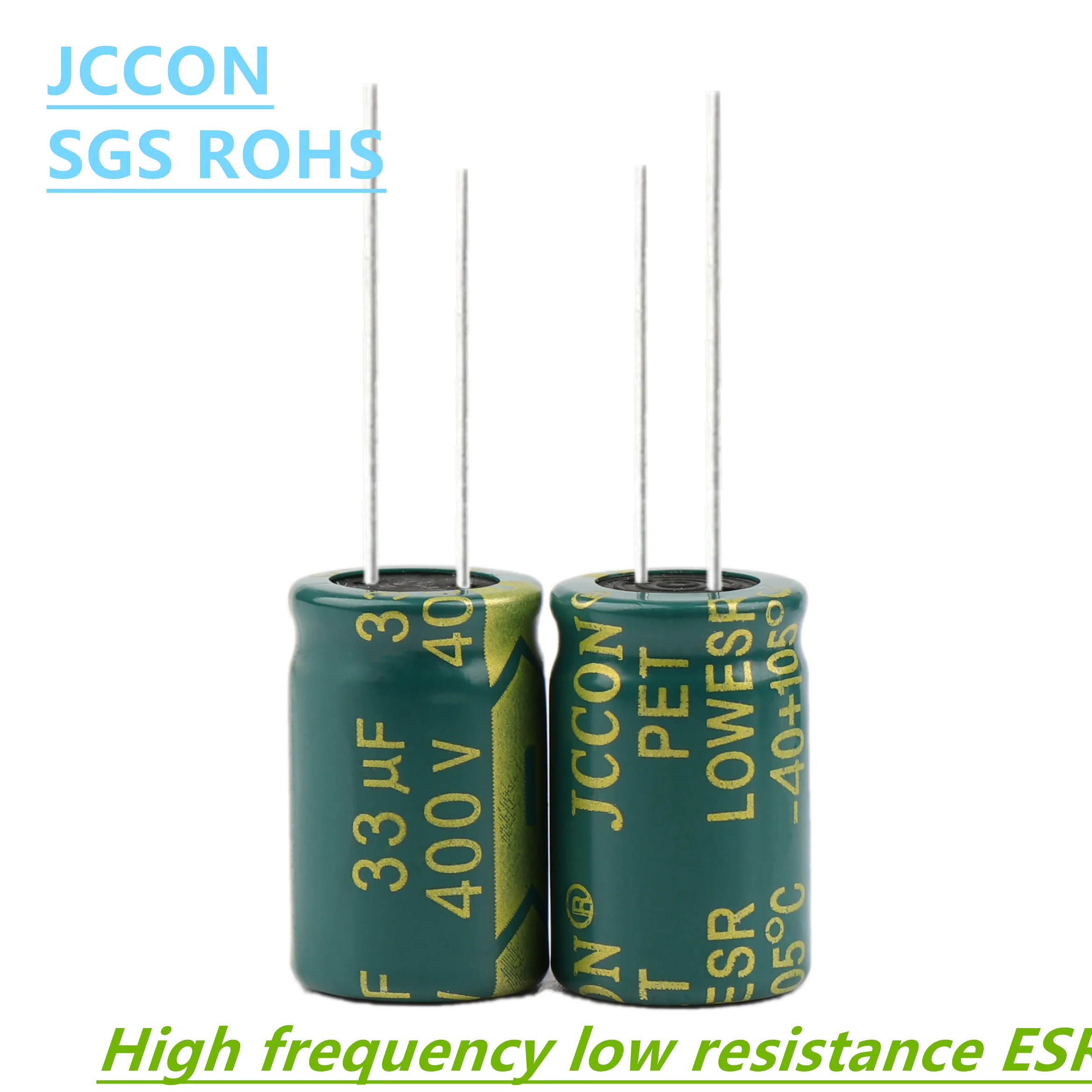 400v 2.2uf 4.7uf 6.8uf 10uf 15uf 22uf 33uf 47uf 68uf 82uf 100uf 120uf 150uf 180uf 220uf JCCON Aluminum Electrolytic Capacitor