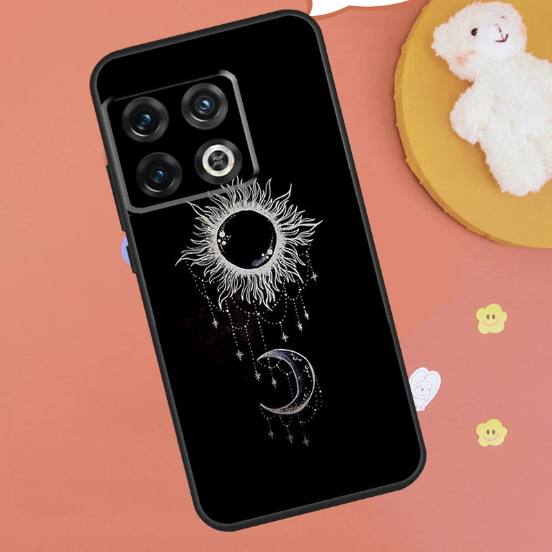 Casing bintang matahari dan bulan untuk OnePlus 12 11 9 10 Pro 9RT 10T 10R 12R OnePlus Nord CE 4 CE 2 3 Lite N10 N20 penutup