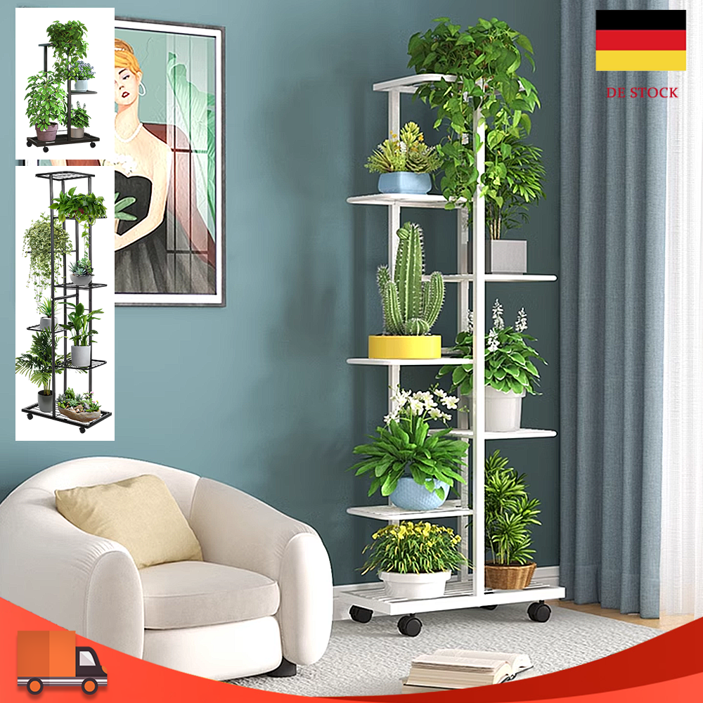 3/7 Tier Indoor Pflanzenständer Pflanzenregale Eisen Topf Blumentopf Halter Regal Balkon Rack Pflanzer Display Organizer Hängen